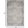 image:imageNourison Home Rustic Textures Transitional Artistic IvoryLight Blue 22 x 76 Area Rug Easy Cleaning Non Shedding Bed Room Living Room Dining Room Kitchen8 RunnerIvoryLight Blue