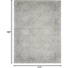 image:imageNourison Home Rustic Textures Transitional Artistic IvoryLight Blue 22 x 76 Area Rug Easy Cleaning Non Shedding Bed Room Living Room Dining Room Kitchen8 RunnerIvoryGreyBlue