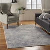 image:imageNourison Home Rustic Textures Transitional Artistic IvoryLight Blue 22 x 76 Area Rug Easy Cleaning Non Shedding Bed Room Living Room Dining Room Kitchen8 RunnerIvoryGreyBlue