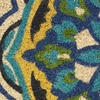 image:imageNourison Home Wav17 Greetings Bohemian Bluebell 16 x 24 Area Rug Easy Clean Non Shedding Bed Room Living Room Dining Room Kitchen 16 x 24Bluebell
