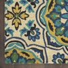 image:imageNourison Home Wav17 Greetings Bohemian Bluebell 16 x 24 Area Rug Easy Clean Non Shedding Bed Room Living Room Dining Room Kitchen 16 x 24Bluebell