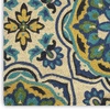 image:imageNourison Home Wav17 Greetings Bohemian Bluebell 16 x 24 Area Rug Easy Clean Non Shedding Bed Room Living Room Dining Room Kitchen 16 x 24Bluebell