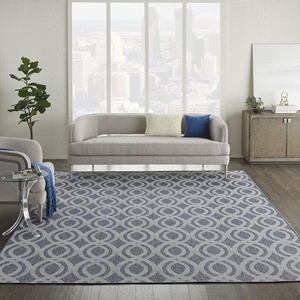 image:imageNourison Home Calabas Beige Cream 22 x 76 Area Rug  Easy Clean Non Shedding Bed Room Living Room Dining Room Kitchen 8 RunnerSlateLight Blue