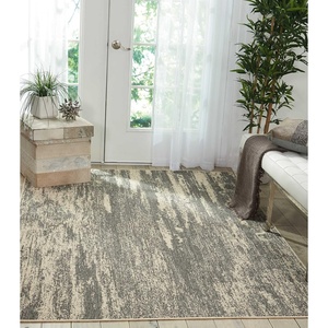image:imageNourison Home Lido Contemporary GreyCream 311 x 511 Area Rug Easy Clean Non Shedding Bed Room Living Room Dining Room Kitchen 4x6Grey Cream