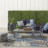 image:imageNourison Home Aloha Grey Blue 2 x 3 Area Rug  Easy Clean Non Shedding Bed Room Living Room Dining Room Kitchen 2 x 3Grey Blue