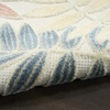 image:imageNourison Home Aloha Grey Blue 2 x 3 Area Rug  Easy Clean Non Shedding Bed Room Living Room Dining Room Kitchen 2 x 3Ivory Rose