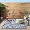 image:imageNourison Home Aloha Grey Blue 2 x 3 Area Rug  Easy Clean Non Shedding Bed Room Living Room Dining Room Kitchen 2 x 3IvoryNavy