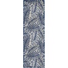 image:imageNourison Home Aloha Grey Blue 2 x 3 Area Rug  Easy Clean Non Shedding Bed Room Living Room Dining Room Kitchen 2 x 3IvoryNavy