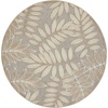 image:imageNourison Home Aloha Grey Blue 2 x 3 Area Rug  Easy Clean Non Shedding Bed Room Living Room Dining Room Kitchen 2 x 3Natural