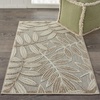 image:imageNourison Home Aloha Grey Blue 2 x 3 Area Rug  Easy Clean Non Shedding Bed Room Living Room Dining Room Kitchen 2 x 3Natural