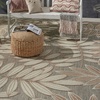 image:imageNourison Home Aloha Grey Blue 2 x 3 Area Rug  Easy Clean Non Shedding Bed Room Living Room Dining Room Kitchen 2 x 3Natural