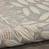 image:imageNourison Home Aloha Grey Blue 2 x 3 Area Rug  Easy Clean Non Shedding Bed Room Living Room Dining Room Kitchen 2 x 3Natural