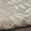 image:imageNourison Home Aloha Grey Blue 2 x 3 Area Rug  Easy Clean Non Shedding Bed Room Living Room Dining Room Kitchen 2 x 3Natural