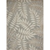 image:imageNourison Home Aloha Grey Blue 2 x 3 Area Rug  Easy Clean Non Shedding Bed Room Living Room Dining Room Kitchen 2 x 3Natural