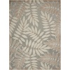 image:imageNourison Home Aloha Grey Blue 2 x 3 Area Rug  Easy Clean Non Shedding Bed Room Living Room Dining Room Kitchen 2 x 3Natural