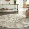 image:imageNourison Home Aloha Grey Blue 2 x 3 Area Rug  Easy Clean Non Shedding Bed Room Living Room Dining Room Kitchen 2 x 3Natural