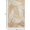 image:imageNourison Home Aloha Grey Blue 2 x 3 Area Rug  Easy Clean Non Shedding Bed Room Living Room Dining Room Kitchen 2 x 3Sage Rose