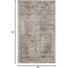image:imageNourison Home Concerto Beige Grey 3 x 5 Area Rug  Easy Clean Non Shedding Bed Room Living Room Dining Room Kitchen 3 x 5Beige Grey