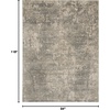 image:imageNourison Home Concerto Beige Grey 3 x 5 Area Rug  Easy Clean Non Shedding Bed Room Living Room Dining Room Kitchen 3 x 5BeigeGrey