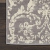 image:imageNourison Home Jubilant Damask IvoryPink 3 x 5 Area Rug Easy Cleaning Non Shedding Bed Room Living Room Dining Room Kitchen 3x5Grey