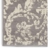 image:imageNourison Home Jubilant Damask IvoryPink 3 x 5 Area Rug Easy Cleaning Non Shedding Bed Room Living Room Dining Room Kitchen 3x5Grey