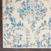 image:imageNourison Home Jubilant Damask IvoryPink 3 x 5 Area Rug Easy Cleaning Non Shedding Bed Room Living Room Dining Room Kitchen 3x5Ivory Blue