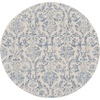 image:imageNourison Home Jubilant Damask IvoryPink 3 x 5 Area Rug Easy Cleaning Non Shedding Bed Room Living Room Dining Room Kitchen 3x5Ivory Blue