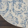 image:imageNourison Home Jubilant Damask IvoryPink 3 x 5 Area Rug Easy Cleaning Non Shedding Bed Room Living Room Dining Room Kitchen 3x5Ivory Blue