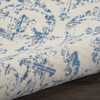 image:imageNourison Home Jubilant Damask IvoryPink 3 x 5 Area Rug Easy Cleaning Non Shedding Bed Room Living Room Dining Room Kitchen 3x5Ivory Blue