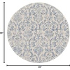 image:imageNourison Home Jubilant Damask IvoryPink 3 x 5 Area Rug Easy Cleaning Non Shedding Bed Room Living Room Dining Room Kitchen 3x5Ivory Blue
