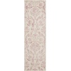 image:imageNourison Home Jubilant Damask IvoryPink 3 x 5 Area Rug Easy Cleaning Non Shedding Bed Room Living Room Dining Room Kitchen 3x5Ivory Pink