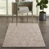 image:imageNourison Home Jubilant Damask IvoryPink 3 x 5 Area Rug Easy Cleaning Non Shedding Bed Room Living Room Dining Room Kitchen 3x5Ivory Pink