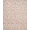 image:imageNourison Home Jubilant Damask IvoryPink 3 x 5 Area Rug Easy Cleaning Non Shedding Bed Room Living Room Dining Room Kitchen 3x5Ivory Pink