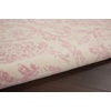image:imageNourison Home Jubilant Damask IvoryPink 3 x 5 Area Rug Easy Cleaning Non Shedding Bed Room Living Room Dining Room Kitchen 3x5Ivory Pink