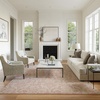 image:imageNourison Home Jubilant Damask IvoryPink 3 x 5 Area Rug Easy Cleaning Non Shedding Bed Room Living Room Dining Room Kitchen 3x5Ivory Pink