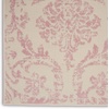 image:imageNourison Home Jubilant Damask IvoryPink 3 x 5 Area Rug Easy Cleaning Non Shedding Bed Room Living Room Dining Room Kitchen 3x5Ivory Pink