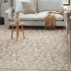 image:imageNourison Home Jubilant Damask IvoryPink 3 x 5 Area Rug Easy Cleaning Non Shedding Bed Room Living Room Dining Room Kitchen 3x5Olive