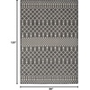 image:imageNourison Home Positano Jute 3 x 5 Area Rug  Easy Clean Non Shedding Bed Room Living Room Dining Room Kitchen 3 x 5Black