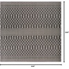 image:imageNourison Home Positano Jute 3 x 5 Area Rug  Easy Clean Non Shedding Bed Room Living Room Dining Room Kitchen 3 x 5Black