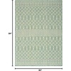 image:imageNourison Home Positano Jute 3 x 5 Area Rug  Easy Clean Non Shedding Bed Room Living Room Dining Room Kitchen 3 x 5Blue Green