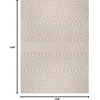 image:imageNourison Home Positano Jute 3 x 5 Area Rug  Easy Clean Non Shedding Bed Room Living Room Dining Room Kitchen 3 x 5Light Grey
