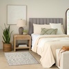 image:imageNourison Home Positano Jute 3 x 5 Area Rug  Easy Clean Non Shedding Bed Room Living Room Dining Room Kitchen 3 x 5Light Grey