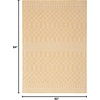 image:imageNourison Home Positano Jute 3 x 5 Area Rug  Easy Clean Non Shedding Bed Room Living Room Dining Room Kitchen 3 x 5Yellow