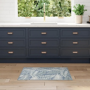 image:imageNourison Home Aloha Grey Blue 2 x 3 Area Rug  Easy Clean Non Shedding Bed Room Living Room Dining Room Kitchen 2 x 3Blue