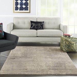 image:imageNourison Home Concerto Beige Grey 3 x 5 Area Rug  Easy Clean Non Shedding Bed Room Living Room Dining Room Kitchen 3 x 5Beige Grey