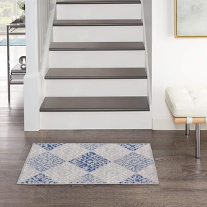 image:imageNourison Home Whimsicle Grey Blue 2 x 3 Area Rug  Easy Clean Non Shedding Bed Room Living Room Dining Room Kitchen 2 x 3GreyBlue