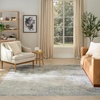 image:imageNourison Enriched Ivory Grey 93 x 127 Area Rug  Easy Clean Non Shedding Bed Room Living Room Dining Room Kitchen 9 x 13Blue Silver