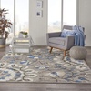 image:imageNourison Home Aloha Red Multicolor 7 x 10 Area Rug  Easy Clean Non Shedding Bed Room Living Room Dining Room Kitchen 7 x 10GreyMulti