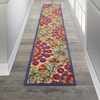 image:imageNourison Home Aloha Red Multicolor 7 x 10 Area Rug  Easy Clean Non Shedding Bed Room Living Room Dining Room Kitchen 7 x 10RedMulti