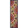 image:imageNourison Home Aloha Red Multicolor 7 x 10 Area Rug  Easy Clean Non Shedding Bed Room Living Room Dining Room Kitchen 7 x 10RedMulti